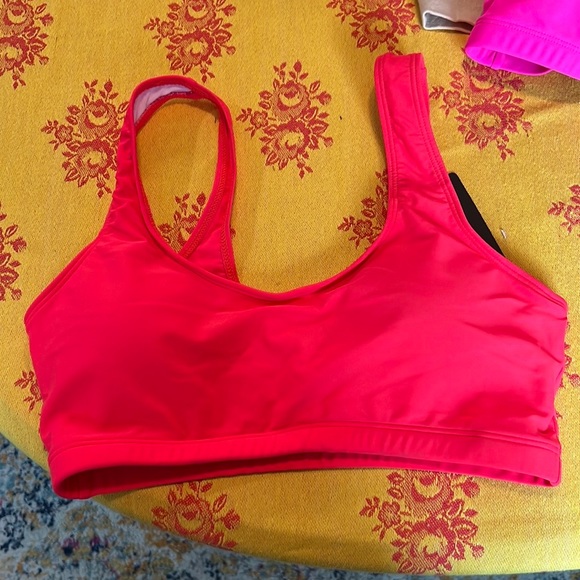 NWT Orange Medium Sports Bra #249 - Picture 1 of 3